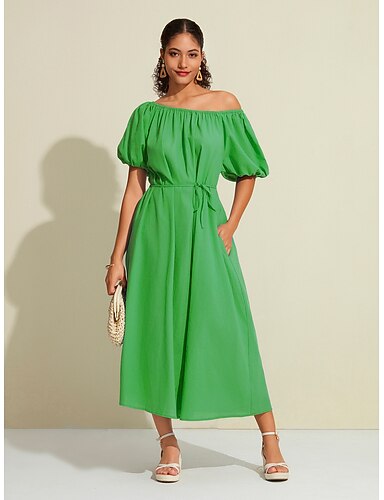 green emerald velvet dress Vacation Dress in Spruce Green