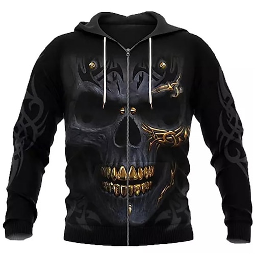 Sweater Philipp Plein Pullover Totenkopf Kapuzenpullover