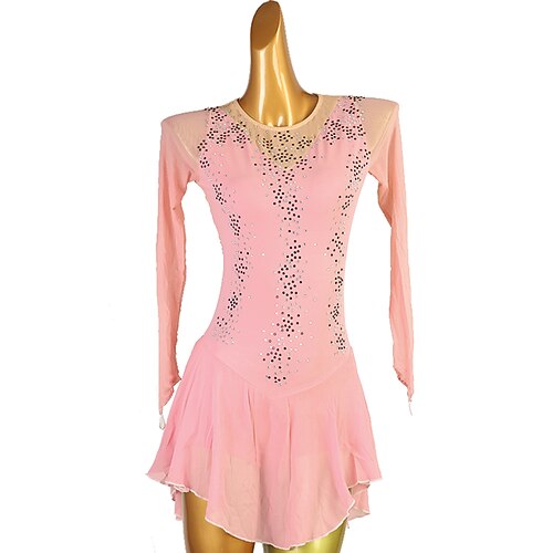 chinese dress ladies Amazon.com: Figure Skating Dress Women's Ice Skating Dress Practice Long  Sleeves Competition Skating Wear Handmade Rhinestone, S,Pink : Clothing,  Shoes & Jewelry