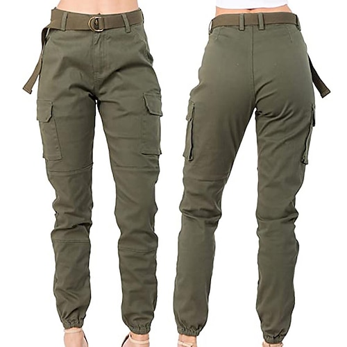 Women's Cargo Pants Hiking Pants Trousers Work Pants Summer Outdoor Pants /  Trousers Bottoms Ripstop Breathable Quick Dry Lightweight Army Green Fishing  Climbing Traveling S M L XL 2024 - $14.99