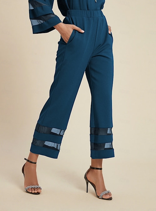 Women's Modal Elastic Cropped Pants Ador Dark Green 2025 $69 XS