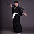 abordables Cosplay &amp; Costumes-Inspiré par Japonais traditionnel Guerrier japonais Manga Costumes de Cosplay Japonais Costumes de Cosplay Kimono Sous-vêtement Ceinture Manteau kimono Pour Homme Femme / Pantalon Hakama