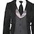 cheap Anime Costumes-Inspired by Black Butler Sebastian Michaelis Anime Cosplay Costumes Japanese Solid Colored Cosplay Suits Vest Shirt Pants Long Sleeve For Men&#039;s Women&#039;s / Tuxedo / Tie / Tuxedo / Tie