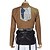cheap Anime Costumes-Inspired by Attack on Titan Zoe Hange Anime Cosplay Costumes Japanese Solid Colored Cosplay Suits Coat Shirt Pants Long Sleeve For Women&#039;s / Waist Accessory / Belt / Strap / Badge / Waist Accessory