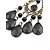 preiswerte Modische Ohrringe-Tropfen-Ohrringe Ohrringe baumeln Damen Party Täglich Kronleuchter Acryl Harz Obsidian Tropfen Schwarz