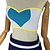 billige Anime Kostumer-Inspireret af Eventyr Lucy Heartfilia Anime Cosplay Kostumer Japansk Patchwork Cosplay jakkesæt 背心 Nederdel BH Til Dame / Ærmer / Ærmer