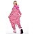 cheap Kigurumi Pajamas-Adults&#039; Kigurumi Pajamas Animal Cat Onesie Pajamas Polar Fleece Pink Cosplay For Men and Women Animal Sleepwear Cartoon Festival / Holiday Costumes / Leotard / Onesie