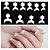 cheap Nail Care &amp; Polish-100pcs For Finger nail art Manicure Pedicure Abstract / Classic Daily