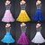 cheap Wedding Accessories-Special Occasion Slips Spandex / Organza / Lycra Tea-Length A-Line Slip with