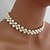cheap Necklaces-Women&#039;s Pearl Choker Necklace Beaded Necklace Bridal Imitation Pearl White Necklace Jewelry For Wedding Party Casual Daily