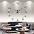abordables Robinetterie de Baignoire-Horloge murale autocollant acrylique avec chiffres de bricolage 39 &quot;