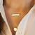 baratos Others-Mulheres Colares em Corrente colares em camadas Multi Camadas Bagels senhoras Moda Europeu Multicamada Liga Dourado Colar Jóias Para Casual Diário Esportes Escritório e Carreira