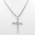 cheap Men&#039;s Necklaces-Pendant Necklace Cross Unique Design Fashion Christ Rhinestone Alloy Golden Black Silver Necklace Jewelry For Christmas Gifts Gift Casual Daily