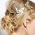cheap Belts-Women&#039;s Hairpins For Daily Flower Alloy Golden
