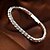 cheap Men&#039;s Bracelets-Women&#039;s Men&#039;s Crystal Tennis Bracelet Cheap Crystal Bracelet Jewelry For Wedding Casual Daily / Cubic Zirconia / Silver Plated / Cubic Zirconia