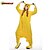 abordables Pijamas Kigurumi-Adulto Pijamas Kigurumi Pika Pika Animal Retazos Pijamas de una pieza Pijamas Disfraz divertido Forro polar Cosplay por Hombre y mujer Navidad Ropa de Noche de los Animales Dibujos animados