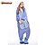 abordables Pijamas Kigurumi-Adulto Pijamas Kigurumi Monstruo Monstruo azul Animal Retazos Pijamas de una pieza Pijamas Disfraz divertido Forro polar Cosplay por Hombre y mujer Víspera de Todos los Santos Ropa de Noche de los
