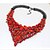 cheap Others-Women&#039;s Sapphire Crystal Statement Necklace Bib necklace Pear Cut Bib Chunky Statement Ladies Luxury Elegant Synthetic Gemstones Zircon Yellow Red Blue Green Rainbow Necklace Jewelry For Party