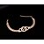 preiswerte Schmuckset-Ador Damen Kubikzirkonia Gliederkette Anhängerketten Schmuck-Set - Afrika Einschließen Halskette Ohrring Armband Ring Silber / Golden Für Hochzeit Party Alltag Normal / Haken / Ohrringe / Halsketten
