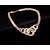 cheap Jewelry Sets-Ador Women‘s Cubic Zirconia Link / Chain Bib Jewelry Set - Africa Include Necklace Earrings Bracelet Ring Silver / Golden For Wedding Party Daily Casual / Rings / Bracelets &amp; Bangles
