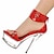 cheap Sandals-Women&#039;s Sandals Sexy Shoes Heel Sandals Platform Sandals Platform Stiletto Heel Open Toe Sexy Wedding Party &amp; Evening Patent Leather Buckle Solid Colored Multi color Black Red