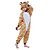 preiswerte Kigurumi Pyjamas-Kinder Kigurumi-Pyjamas Tier Giraffe Pyjamas-Einteiler Flanell Vlies Grün / Weiß / Braun Cosplay Für Jungen und Mädchen Tiernachtwäsche Karikatur Fest / Feiertage Kostüme / Gymnastikanzug / Einteiler
