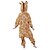 preiswerte Kigurumi Pyjamas-Kinder Kigurumi-Pyjamas Tier Giraffe Pyjamas-Einteiler Flanell Vlies Grün / Weiß / Braun Cosplay Für Jungen und Mädchen Tiernachtwäsche Karikatur Fest / Feiertage Kostüme / Gymnastikanzug / Einteiler