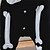 abordables Pyjamas Kigurumi-Adulte Pyjama Kigurumi Squelette Combinaison de Pyjamas Polyester Noir Cosplay Pour Homme et Femme Pyjamas Animale Dessin animé Fête / Célébration Les costumes / Collant / Combinaison