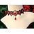 preiswerte Modische Halsketten-Damen Halsketten Anhänger Halskette Saphir Kristall Quaste Spitze damas Geometrisch Tattoo-Stil gotisch Purpur Schwarz Rosa Grün Rot Modische Halsketten Schmuck Für Party Cosplay Kostüme