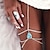 cheap Body Jewelry-Anklet Leg Chain Tassel European Women&#039;s Body Jewelry For Wedding Casual Alloy Drop Golden Silver