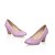 cheap Pumps &amp; Heels-Women&#039;s Heels Glitter Crystal Sequined Jeweled Wedding Dress Summer Bowknot Platform Chunky Heel Round Toe Comfort Customized Materials Silver Almond Purple