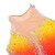 abordables Patinage sur glace-Robe de Patinage Artistique Femme Fille Patinage Robes Violet Violet Jaune Spandex Elasthanne Teinture Halo Ourlet Asymétrique Compétition Tenue de Patinage Mode Fait à la main Patinage sur glace