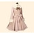 cheap Cosplay &amp; Costumes-Princess Lolita Fur Trim Girly Coat Winter Cotton Women&#039;s Girls&#039; Japanese Cosplay Costumes Solid Colored Long Sleeve Above Knee Medium Length