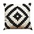 cheap Throw Pillows,Inserts &amp; Covers-Set of 5 Solid Colored Floral Plaid  Natural / Organic Pillow Cover , Casual Retro Traditional / Classic Throw Pillow Outdoor Cushion for Sofa Couch Bed Chair 45*45CM Black White