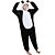 baratos Pijamas Kigurumi-Adulto Pijama kigurumi Vestuário de Noite Camuflagem Panda Animal Pijamas Macacão Flanela Tosão Cosplay Para Natal Homens e Mulheres Pijamas Animais desenho animado Festival / feriado Fantasias