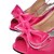 cheap Sandals-Women&#039;s Sandals Plus Size High Heel Sandals Bowknot Chunky Heel Stiletto Heel Peep Toe Dress Party &amp; Evening PU Spring Summer White Black Pink