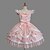 cheap Cosplay &amp; Costumes-Princess Sweet Lolita Vacation Dress Dress Cotton Women&#039;s Girls&#039; Japanese Cosplay Costumes Plus Size Customized Pink Solid Color Fashion Ball Gown Short Sleeve Cap Sleeve Short / Mini / Tuxedo