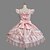 cheap Cosplay &amp; Costumes-Princess Sweet Lolita Vacation Dress Dress Cotton Women&#039;s Girls&#039; Japanese Cosplay Costumes Plus Size Customized Pink Solid Color Fashion Ball Gown Short Sleeve Cap Sleeve Short / Mini / Tuxedo
