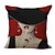 cheap Home Textiles-Cushion Cover 1PC Faux Linen Soft Decorative Square Throw Pillow Cover Cushion Case Pillowcase for Sofa Bedroom  Superior Quality Mashine Washable Pack of 1 for Sofa Couch Bed Chair Red