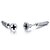 cheap Men&#039;s Earrings-Men&#039;s Stud Earrings flat back Fashion Rock Titanium Steel Earrings Jewelry Black / Silver For Casual Daily