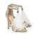 cheap Sandals-Women&#039;s Sandals Furry Feather High Heel Sandals Rhinestone Feather Tassel Stiletto Heel Open Toe Sweet Wedding Party &amp; Evening PU Ankle Strap Summer Solid Colored Almond