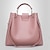cheap Bags-Women&#039;s Bags PU Leather Bag Set 3 Pcs Purse Set Zipper Tassel Shopping Bag Sets Handbags White Black Red Blushing Pink