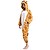 baratos Pijamas Kigurumi-Adulto Pijama kigurumi Vestuário de Noite Camuflagem Girafa Animal Retalhos Pijamas Macacão Pijamas Lã Polar Cosplay Para Homens e Mulheres Natal Pijamas Animais desenho animado