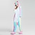 preiswerte Kigurumi Pyjamas-Erwachsene Kigurumi-Pyjamas Unicorn Fliegendes Pferd Pyjamas-Einteiler Flanell Regenbogen Cosplay Für Herren und Damen Tiernachtwäsche Karikatur Fest / Feiertage Kostüme