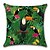 preiswerte Wurfkissen-6er Set Baumwolle / Kunstleinen Kissenbezug, botanisches europäisches Dekokissen Outdoor-Kissen für Sofa Couch Bett Stuhl grün
