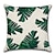 cheap Throw Pillows,Inserts &amp; Covers-Set of 6 Cotton / Faux Linen Pillow Cover, Botanical European Throw Pillow Outdoor Cushion for Sofa Couch Bed Chair Green