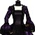 abordables Robes Vintage-Maria Antonietta robe de vacances Dentelle Japonais Costumes de Cosplay Violet