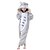 baratos Pijamas Kigurumi-Pijama kigurumi Crianças Anime Totoro Pijamas Macacão Lã Polar Cinzento Cosplay Para Meninos e meninas Pijamas Animais desenho animado Festival / feriado Fantasias / Collant / Pijama Macacão