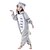 preiswerte Kigurumi Pyjamas-Kigurumi-Pyjamas Kinder Anime Totoro Pyjamas-Einteiler Polar-Fleece Grau Cosplay Für Jungen und Mädchen Tiernachtwäsche Karikatur Fest / Feiertage Kostüme / Gymnastikanzug / Einteiler