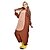 cheap Kigurumi Pajamas-Adults&#039; Kigurumi Pajamas Monkey Animal Onesie Pajamas Polar Fleece Synthetic Fiber Brown Cosplay For Men and Women Animal Sleepwear Cartoon Festival / Holiday Costumes / Leotard / Onesie
